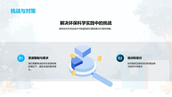 环保科学实践演讲PPT模板