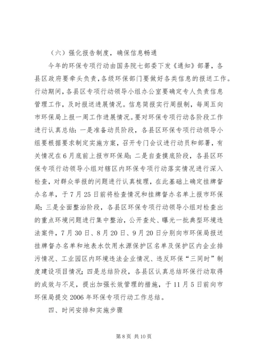 健康环保专项行动意见.docx