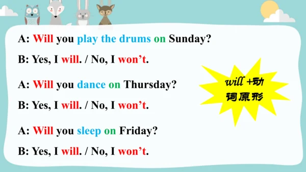 Module5Unit2 On Monday,I'll go swimming.课件(共35张PPT