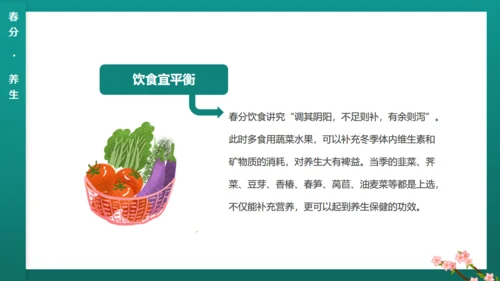 绿意春天春分通用PPT模板