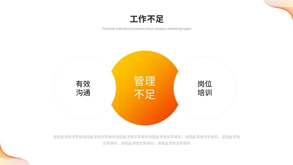 橙色活泼简约渐变线条年中总结年中工作总结述职报告ppt模板