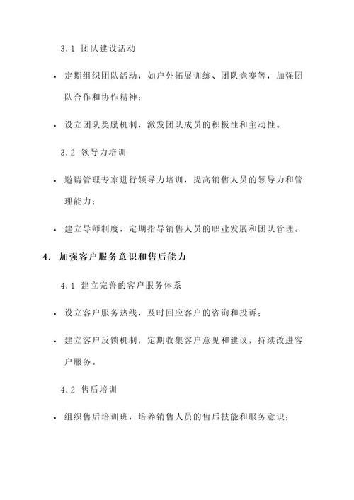 销售人员综合素质提高方案