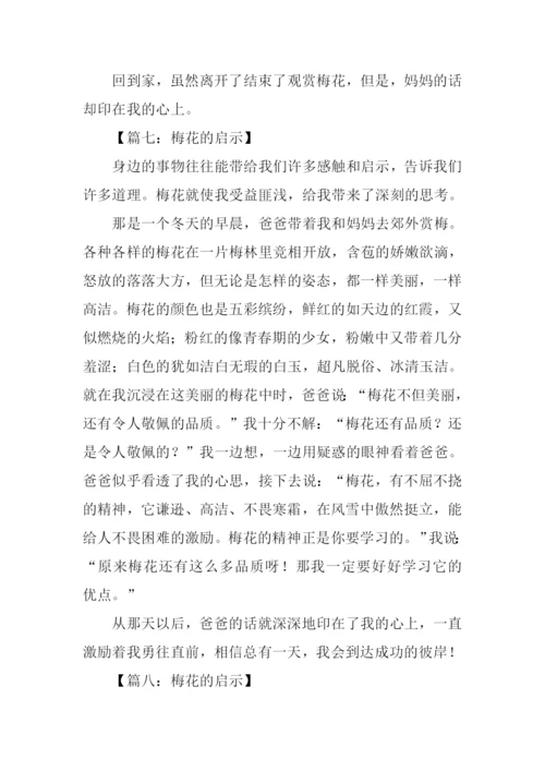 梅花的启示作文.docx