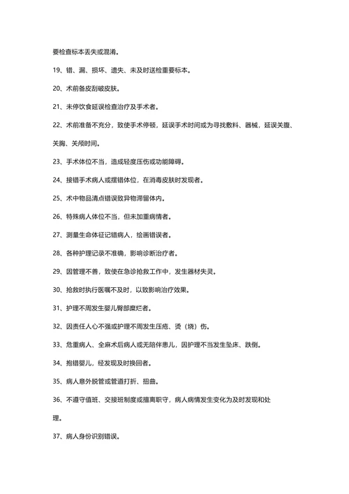 主动报告护理不良事件制度与激励措施