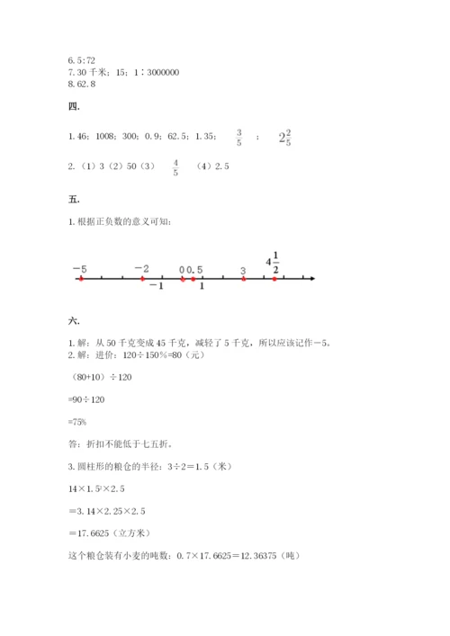 河北省【小升初】2023年小升初数学试卷附答案【达标题】.docx