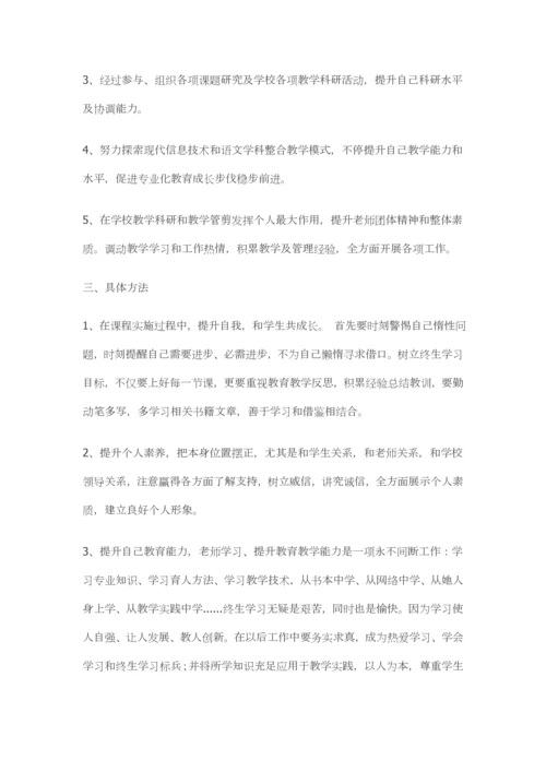 今后个人的发展综合规划.docx