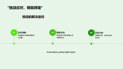 探索绿色农业