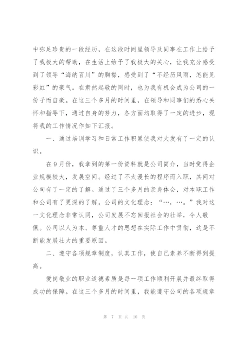 新员工转正工作总结1000字三篇.docx