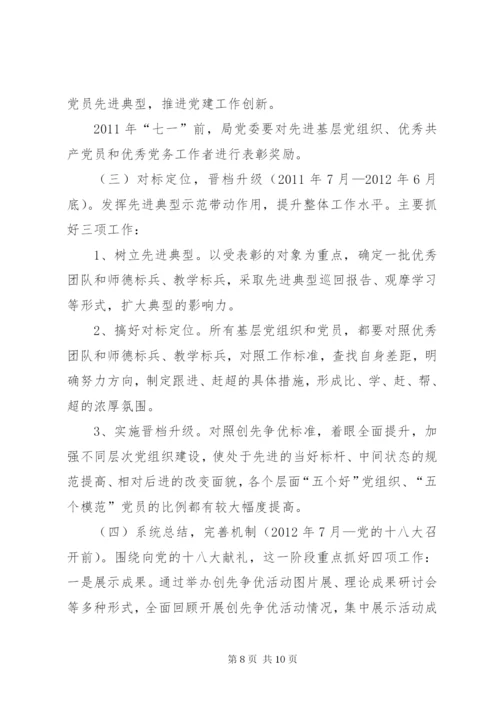 文体局创先争优方案.docx