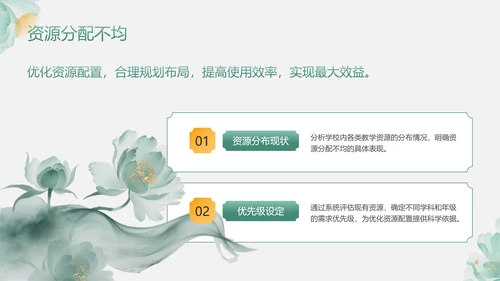 绿色中国风教务主任晋升述职PPT