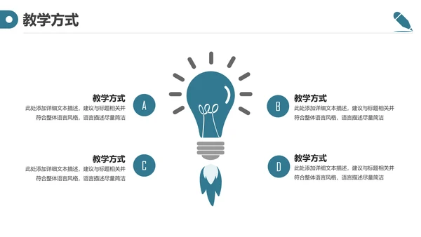 创意简约信息化教学设计公开课PPT模板