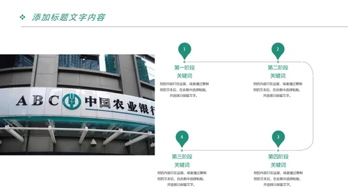 中国农业银行金融理财工作总结汇报PPT模板