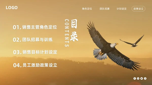 棕色简约销售管理培训PPT模板宣传PPT动态PPT
