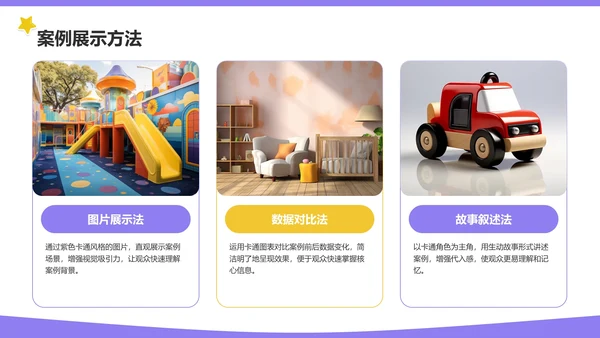 紫色卡通风格教育培训PPT