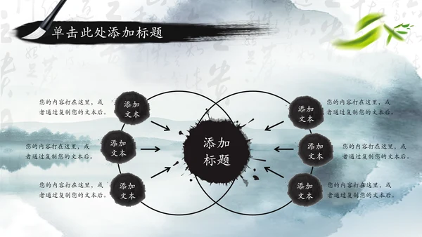 笑傲江湖水墨武侠侠客古典总结报告PPT