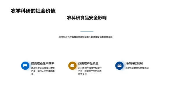 农学科研：挑战与突破