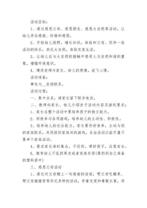 幼儿园主题活动方案模板（五篇）.docx