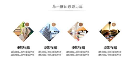 简约读书分享会好书推荐读好书PPT模板