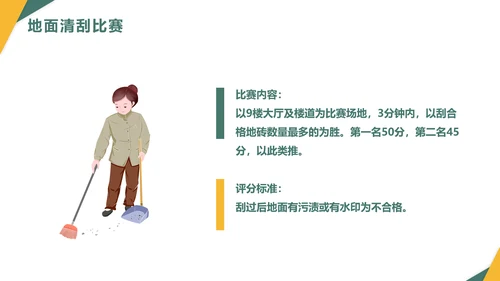 绿色员工技能比赛方案通用PPT模板