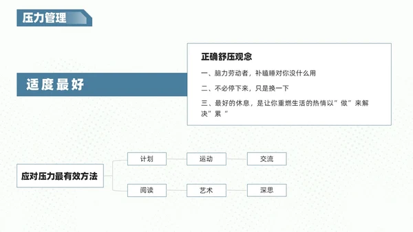 红蓝色商务风创意不规则形状自我管理员工培训内容PPT