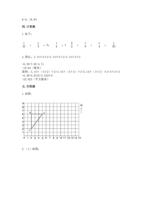 人教版六年级上册数学期末检测卷（典优）word版.docx