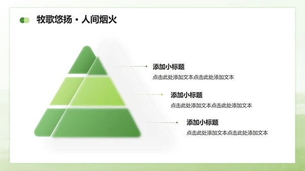 绿色商务风内蒙古草原主题家乡介绍作业汇报PPT模板