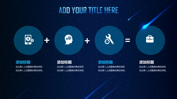 科技机器人AI大数据应用信息安全通用PPT模板