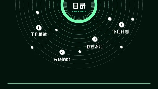 暗黑科技风通用工作总结汇报PPT模板