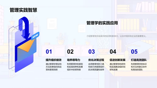 管理学研究报告PPT模板