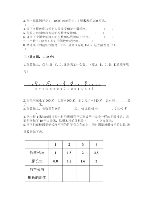 郑州外国语中学小升初数学试卷带答案（夺分金卷）.docx