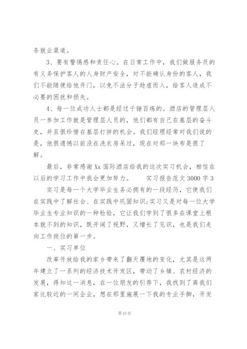 实习报告范文3000字三篇.docx