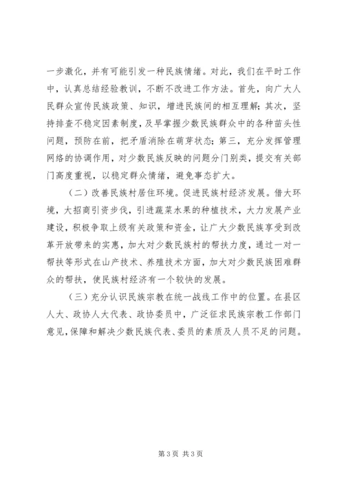 宗教政策落实情况调研报告.docx