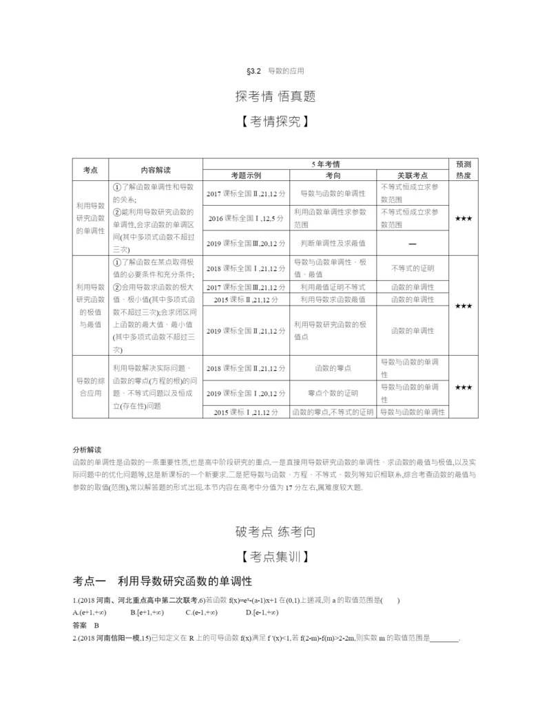 §3.2-导数的应用(试题部分).docx