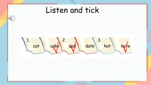 Unit 1 My classroom-Part B Let's spell（课件）-2024-20