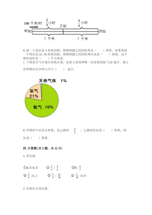 小学数学六年级上册期末卷及答案（典优）.docx