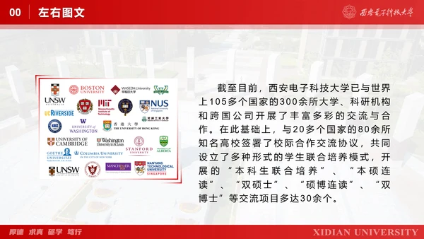西安电子科技大学毕业论文答辩通用PPT模板