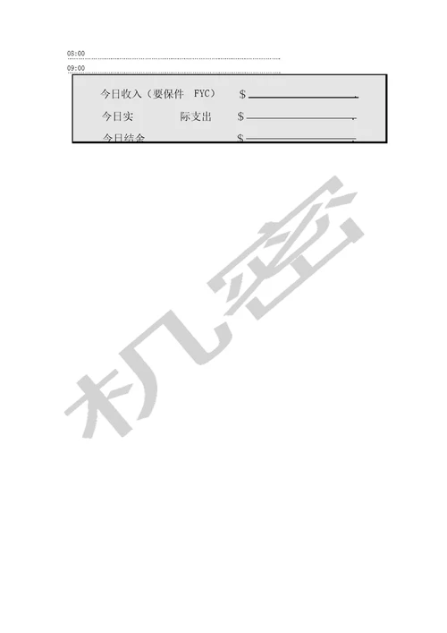 谢技武成功计划书