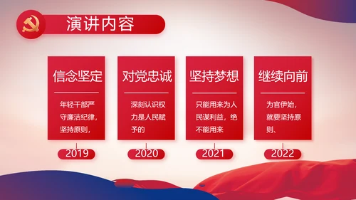大气党风廉政建设工作总结动态PPT
