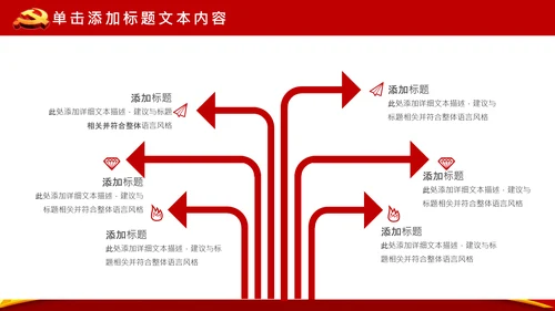 党政大气党委政府工作报告通用ppt模板