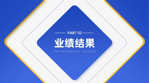蓝黄色简约风试用期员工转正答辩PPT模板