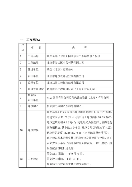 联想总部二期测量专题方案