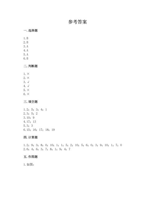人教版一年级上册数学期末测试卷（精选题）word版.docx