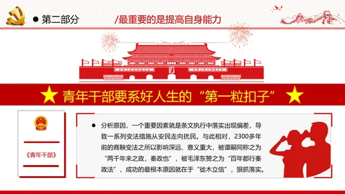 2021年党政党建党团党员青年党课使命党性支部团委学习模板