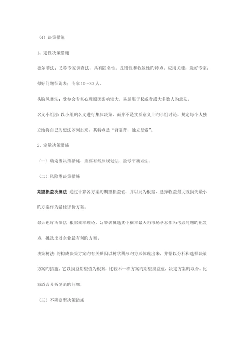 2023年高级经济师工商管理考点.docx