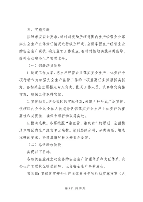 贯彻落实安全生产主体责任专项行动实施方案(1).docx