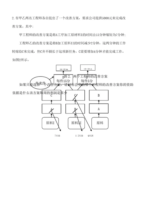 生产与运作管理第一学期期末试卷B卷