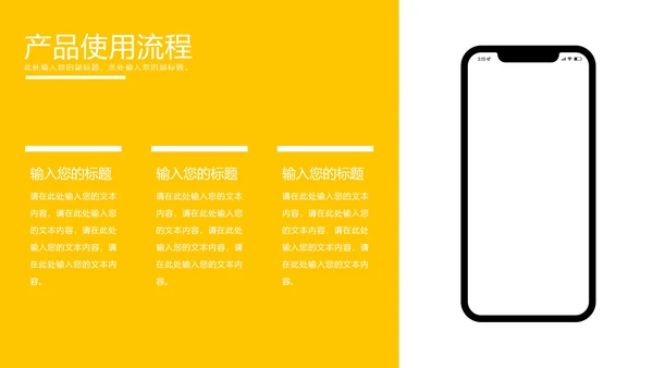 产品使用流程步骤样式合集PPT模板