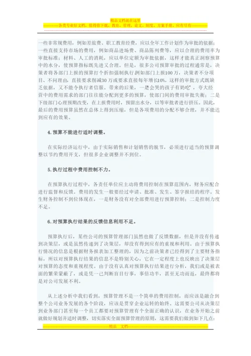 预算管理中的难点与对策.docx