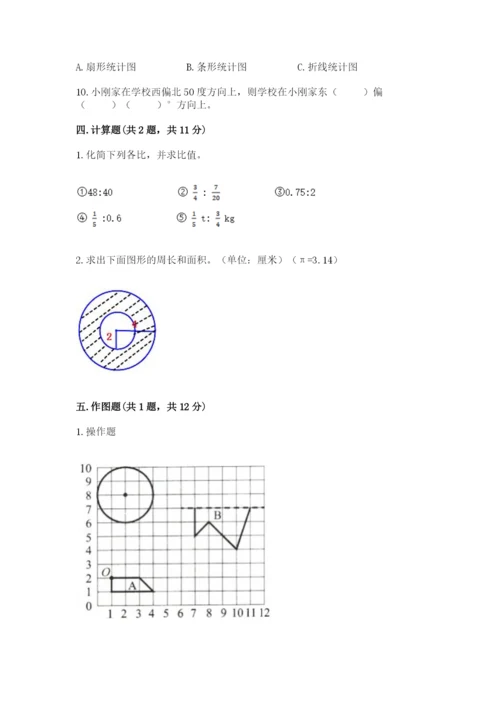 人教版六年级上册数学期末测试卷精品（预热题）.docx