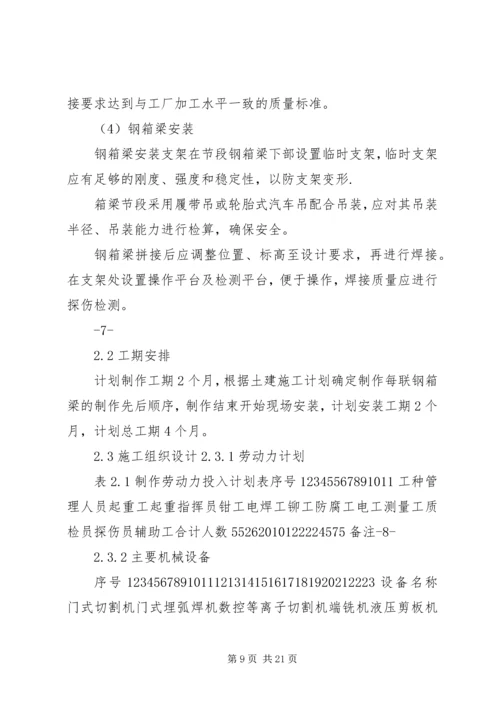 钢箱梁制作方案.docx